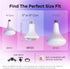 Bulb, BR30 Bulbs 650LM 60W, Bulbs Bulb 4Pack OREiN Matter Smart Light Smart with Remote Recessed Color Changing RGBTW
