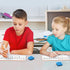 SCRIBBLEDO 10 Pack Dry Erase Number Line White Boards, 4x12 Inch, Double Sided for Kids Classroom