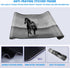 Black Horse Gaming Desk Mat, Personalized Mouse Pad with Non-Slip Rubber Base and Stitched Edges, 31.5 x 15.7 Inch