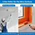 36PCS 4-Section 9''& 4''Roller SOUTHGATE Paint Roller Kit with Pole, Trays, Heavy-Duty Frames, Microfiber Paint