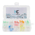 MakerCircuit 200Pcs 3mm LED Diode, LED Light Kit Box 10 Colors, Light Emitting