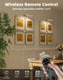 4800mAh 16in Dimmable 3 EZVALO Picture Light for Wall, Rechargeable Wireless Remote, Magnetic LED Art Display Light