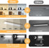 5-Pack 3 Dimmable Closet 7.9 inch Counter Motion Sensor Under Cabinet Light, Color Temperature Rechargeable Magnetic