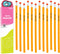 Enday Pencil #3 Yellow, Best Wood Cased Unsharpened Number 3 Drawing Pencils with Latex Free Eraser, 12 Pencils Box for