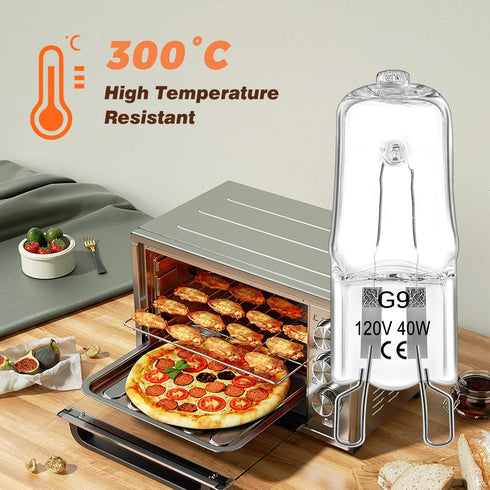 Blakapoo G9 Bulb 40W 2 120 Dimmable T4 (Pack 12) Halogen pin Volt Long Lifespan JCD Type Bi-pin Base