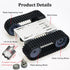 Premium DIY Tracked Robot Chassis Kit Intelligent Robotic Chassis, Remote Control Caterpillar Moving Tank Platform