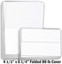 80 lb 4.5" 6.25" A6 100 Pack Hamilco Blank Cards and Envelopes LINEN textured cover Cardstock Paper x Folded Cards