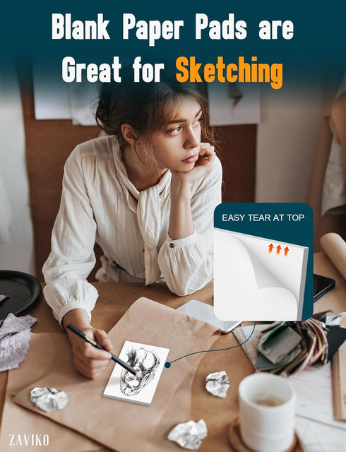 Note Pads 3x5, 6 Pack Small Notepads, Small Notebooks 3x5 Scratch Pads, 50 Sheets/Pad