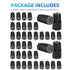 40PCS Waterproof Outdoor Wire Electrical Connectors, Sealant Twist Nuts for Landscape Light and Wet Location