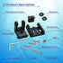 7400931 XNT Transducer Bracket, Mounting Plate for MHX XNT Model Transducers, Transom Mounting Hardware Kit