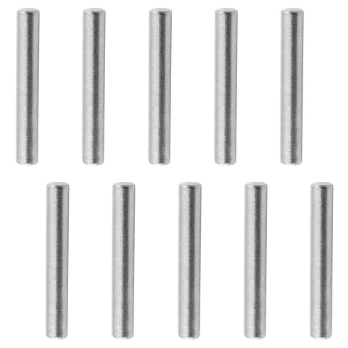 Qjaiune 10pcs Shelf Dowel Pins 4x30mm Stainless Steel Pegs, Bunk Bed Support Pins
