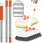 Long Handled Scrub Brush for Shower3-in-1 Cleaning Brushes with 3 Different Function