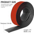 5Ft Floor Transition Strip, Self Adhesive Vinyl Cover for Laminate Floor Gaps, Gray