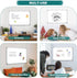 Double Sided Magnetic White Board, 36"x24" Dry Erase Whiteboard with Aluminum Frame for School Office