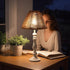CHGCRAFT Empire Clip-On Chandelier Lamp Shades Cone Natural Rattan Lamp Shades Replacement Clip on Lamp Shade for Floor