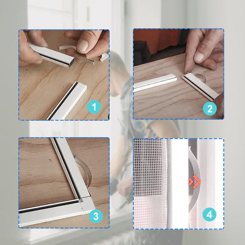 60 Pieces Window Screen Tension Spring Corner Mount Flat Window Spring Clips, Stainless Steel to Prevent Shaking
