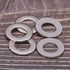 3/8" ID Stainless Steel Flat Washer, Bright Finish, 304 Stainless Steel 18-8, 25 PCS