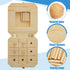 9 Hole Wooden Pegboard for Occupational Therapy, Nine Hole Peg Test to Improve Fine Motor Coordination