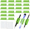 BOBOKA 20Pcs Silicone Pencil Holder & Marker Holder for Desk, Adhesive Pen Holder for Classroom, Teacher Supplies