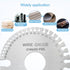 2Pcs Metal Gauge Thickness Tool, Highly Accurate Dual-Sided Round Wire Sheet Gage for Welding