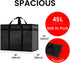 (2 Pack, NZ home Insulated Bags for Food Delivery (XL Plus) Grocery Shopping Cooler Bag, Pizza Delivery, Hot & Cold