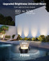 600LM 2900K 12-24V IP65 2Packs HIBOITEC Spotlights Low Voltage Landscape Lighting with Connectors Landscape Lights Kit