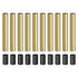 PATIKIL 6" Tall Candle Covers Sleeves, 10Pcs Metal E12 Chandelier Socket Sleeves