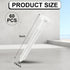 Blulu 60 3 Inch Pcs Vinyl Shutter Fastener Window Panel Peg Lok Pin Pegs Screws Shutter Spikes Anchor (White)