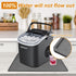 Silicone Ice Makers Countertop Mat - Waterproof with Raised Edge to Prevent Liquid Spillage, 19“x12”
