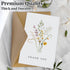Rtisaeu 96 Pack 4 6 Inch Floral Thank You Cards with Envelopes, Wildflower Thank You Notes with Kraft Envelopes