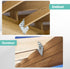20 pcs Hurricane Ties for Rafters, Galvanized Hurricane Straps, 18-Gauge Rafter Tie Brackets for Roofing Trusses