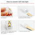 RGBZONE 10pcs 2-Pin 8mm LED Strip to Wire Connectors and 10m/32.8ft 2 Pin Extension Wire for Single Color LED Strip