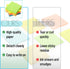 Mr. Pen Lined Sticky Notes 3x3, 6 Pads, 45 Sheets/Pad, Pastel Colors, Sticky Note Pads