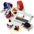 ID Badge Holder with Plastic Clip, Waterproof Horizontal Hard Plastic Case for ID Cards - 3 Pack