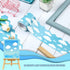 Blue Sky Clouds Bulletin Board Border Scalloped Classroom Borders for Bulletin Board Decor, Blue Board Trim (1 Pcs)