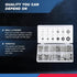 NEIKO 50400A Stainless Steel Lock and Flat Washer Assortment - 350 Piece Set, 12 Different Sizes in Spring Lock and