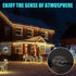 30Pcs Hooks for Outdoor String Lights Clips: Heavy Duty Light Hooks with Waterproof Adhesive Strips, Adhesive Hooks