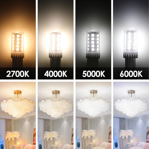 Energetic G9 Bulb Non-Dimmable 10 Pack, G9 40W T4 Halogen Equivalent, 400LM Cool White 4000K LED Bulbs