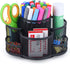 Pen Holder for Desk, Rotating Pencil Holder, Black Cup Organizer for Office