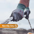 DEX FIT FN330 Nitrile Work Gloves, 1 Pair, Lightweight, Touch-Screen Compatible, Grey L