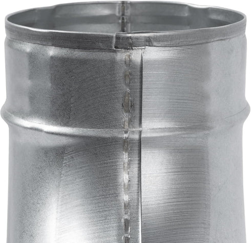 4" Inch 90 Degree Galvanized Steel Duct Elbow: Pressed Industrial Connector for Ventilation Pipe Fitting