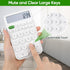 Standard Function Basic Calculator, 12 Digit Large LCD Display, Antiskid Bottom for Office, Home, School, Automatic