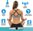 Janemiri Small Travel Seat Cushion for Airplane,Portable Foldable Seat Cushion,Sciatica Pain Relief with Built