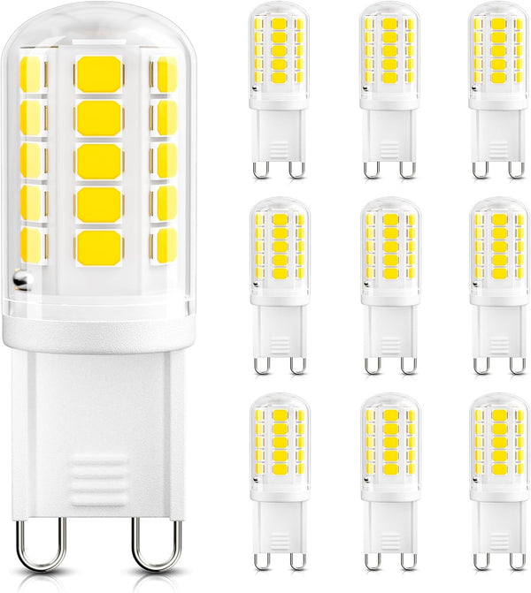 DiCUNO G9 LED Bulb, 5000K Daylight White, LED G9 Light Bulbs 4W,