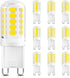 DiCUNO G9 LED Bulb, 5000K Daylight White, LED G9 Light Bulbs 4W,