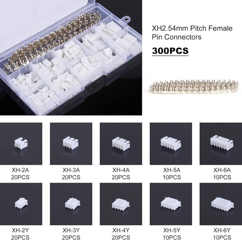 Yangoutool JST Connector Kit, Crimping Tool Kit with 1550PCS Dupont & 460pcs JST-XH Connectors
