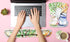 Ergonomic Mouse Pad with Wrist Rest Support and Keyboard Pad, iDonzon Cute Non-Slip Rubber Base