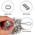 200pcs 1/16" Aluminum Crimping Loop Sleeve, Cable Ferrule Wire Rope Sleeves Loop Sleeve