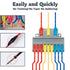 Robust Lever Wire Kit, Quick Connect Electrical Splicing, Compact Conductor 28-12 AWG for Reliable Inline Circuits, 10