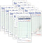 FMP Brands Guest Check Books for Servers, Server Note Pads Paper, Total